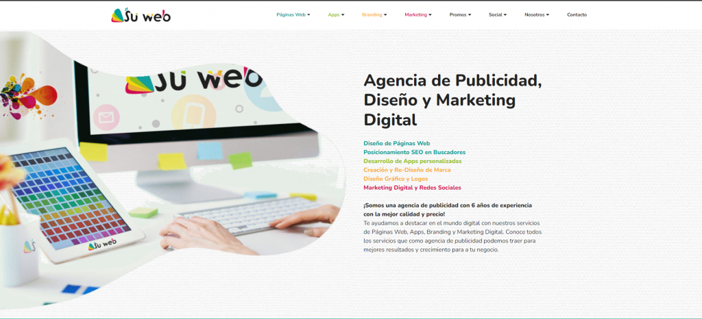 una de las mejores agencias de diseño web col