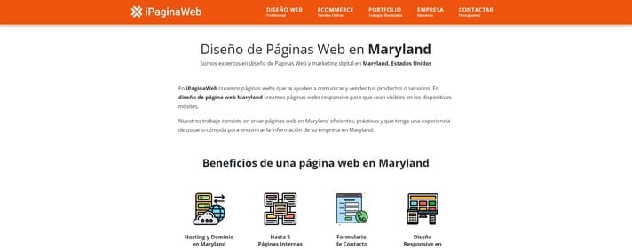 página web en New York