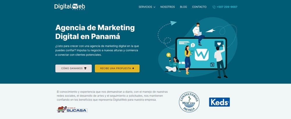 diseño web en panama digitalweb